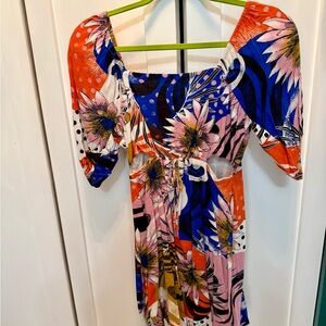 Walter Baker Multicolor Floral Dress